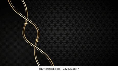 Premium card with gold elements, suitable for greeting card, invitation, etc.