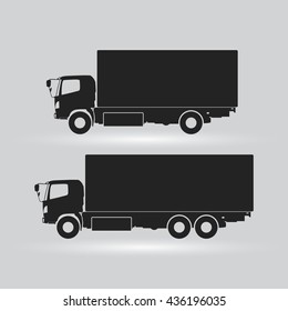Premium Cargo Truck Set Icon