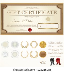 gift certificate template images stock photos vectors