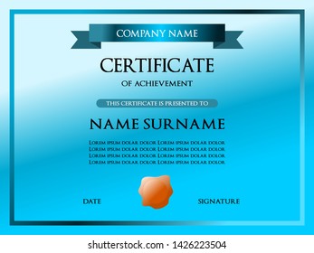 Premium Certificate template awards background. vector modern value design and layout luxurious