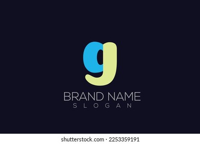 Plantilla De Logotipo Cg O Gc Premium