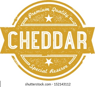 Premium Cheddar Cheese Label