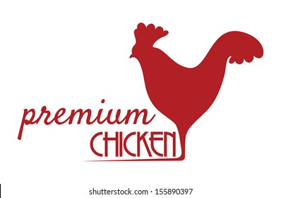 Premium chicken sign