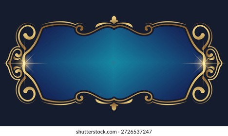 Premium Classic Ornate Frame Design Background