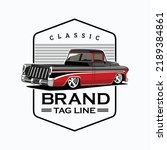 premium Classic Pickup car illustration vector
