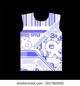 premium clothing abstract pattern tshirt design