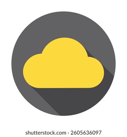 Premium Cloud Icon. High Quality Vector Illustration in Flat Design