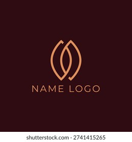 Premium Cocoa Bean Logo Luxury Chocolate Brand Elegant Organic Food Emblem Modern Corporate Identity Vector Template