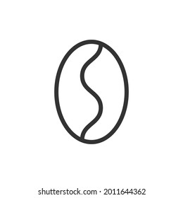 Premium-Kaffee-Linie Symbol für App, Web und UI. Vektorgrafik-Schlagzeichen einzeln auf weißem Hintergrund. Umrisse Ikone des Kaffees im trendigen Stil.