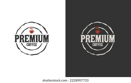 premium coffee logo simple design