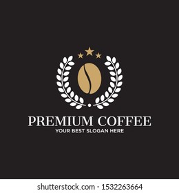 premium coffee shop logo inspiration.flat design.vector illustration conceptn