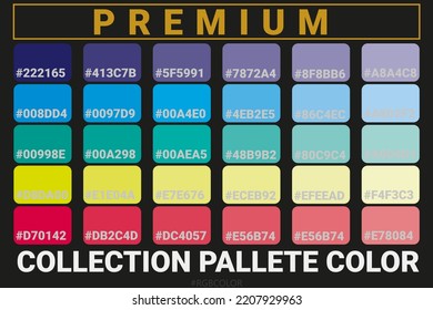 A Premium Collection Accurately Color Palettes and Codes  Perfect for use by illustrators