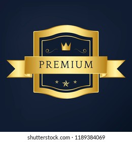 Vector de diseño de placa de colección premium