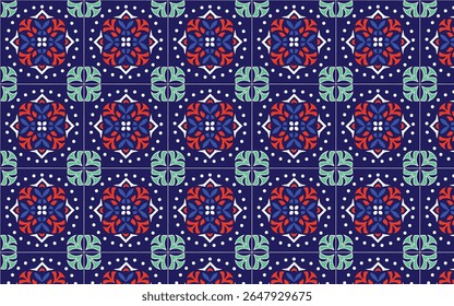 Premium Collection of ceramic tiles in turkish style. Seamless colorful Azulejo tiles. Patchwork. Portuguese and Spain decor. Islam, Arabic, Indian, Ottoman motif. Vector Hand drawn background