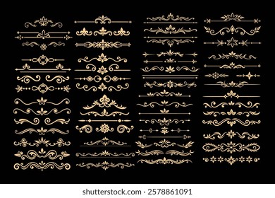 A premium collection of golden border ornament vectors, perfect for elegant designs, invitations, luxury branding, and vintage decorations. High-quality and ready for digital use.
