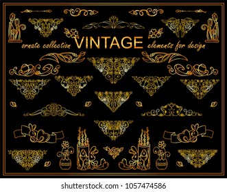 Premium collection of golden spring elements. Eastern theme tiny illustrations, good for frames, borders, emphasis, dividers or headers, kawaii arts with flowers and eggs