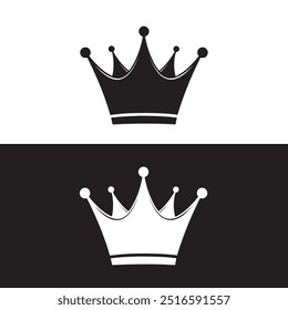 A premium collection of high-quality crown icons, featuring an elegant variety of crown silhouettes in different styles and designs. This exclusive set offers a diverse range of crowns, 