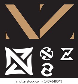 A premium collection of vector logo templates featuring the initials NZ or ZN. These designs use sharp geometric lines, bold typography, and creative interlocking shapes to represent innovation and connectivity. Ideal for technology startups, software developers, cybersecurity firms, modern logistics, automotive branding, and digital marketing agencies seeking a strong, minimalist visual identity.