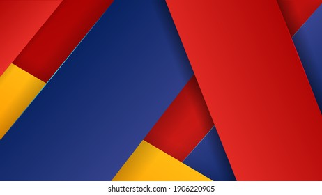 Premium colorful abstract background with dyanmic shadow on background. Vector background. EPS 10 - Shutterstock ID 1906220905