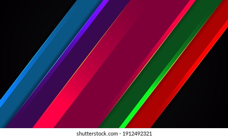 Premium colorful abstract background with dyanmic shadow on background. Vector background. EPS 10