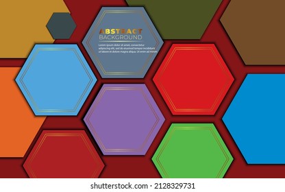 Premium colorful abstract background with dyanmic shadow on background. Vector background. EPS 10