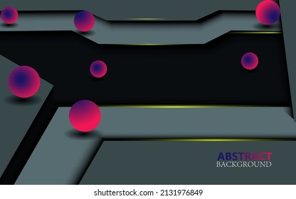 Premium colorful abstract background with dyanmic shadow on background. Vector background. EPS 10