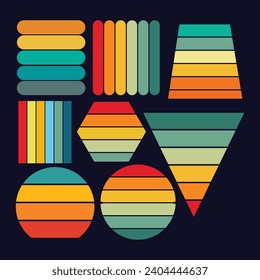Premium colorful abstract background with dyanmic shadow on background. Vector background.  