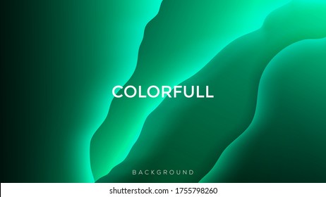 Premium colorful abstract background with dynamic shadow and lightning on edge background. Vector background. Eps 10
