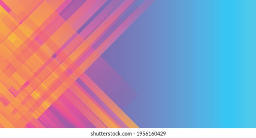 Premium colorful abstract background with dynamic shadow on background. Vector background. Blue and orange gradient background