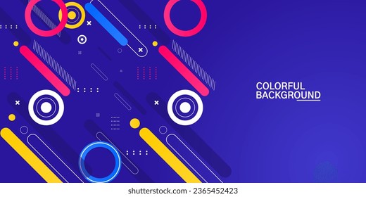 Premium colorful abstract background with geometric gradient modern shapes