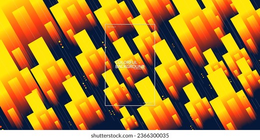  Fondo abstracto de color premium con formas modernas de gradiente geométrico