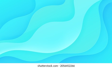 Premium colorful abstract background with soft gradient color and dynamic shadow. Vector background for wallpaper. Eps 10