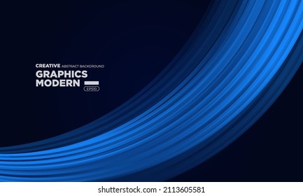 Premium colorful abstract dark blue background with dyanmic shadow on background. Vector background. EPS 10