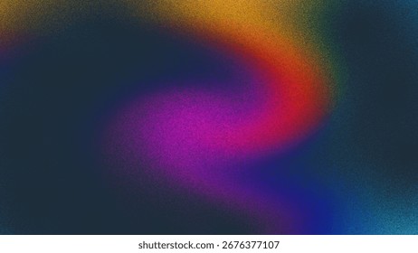 Premium Colorido fundo de gradiente abstrato mistura e textura macia, ondulada, barulhenta, fundo granulado, banner, design de fundo.
