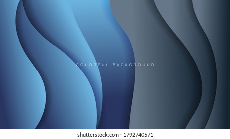 premium colorful wavy background with gradient soft color on background. Vector background. Ep10