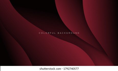 Premium Colorful Wavy Background With Gradient Soft Color On Background. Vector Background. Ep10