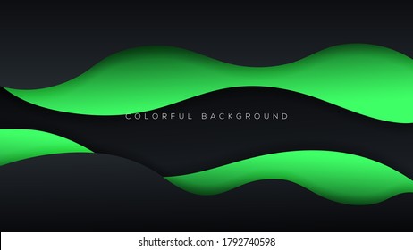 premium colorful wavy background with gradient soft color on background. Vector background. Ep10