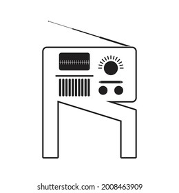 Premium and compelling radio icon