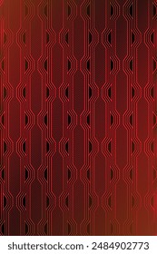 Diseño de fondo rojo geométrico complejo de Premium