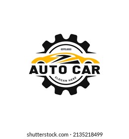 Premium Concept Logo Automatic car gear