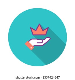 Premium Content Flat Icon