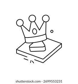 Ilustración de stock de icono de Vector de contenido de Premium