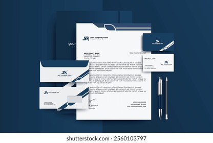 Premium Corporate Identity Stationery  Design and Branding Design  .