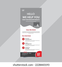 Plantilla de vectores de banners para el resumen corporativo premium