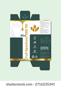 Premium Plantilla de diseño de embalaje cosmético para aceites, champús, cremas, perfumes, bálsamos y diseños de corte de cartón: ilustraciones modernas de maquetas de etiquetas y cajas de marcas