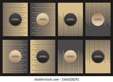 premium cover menu design geometric  