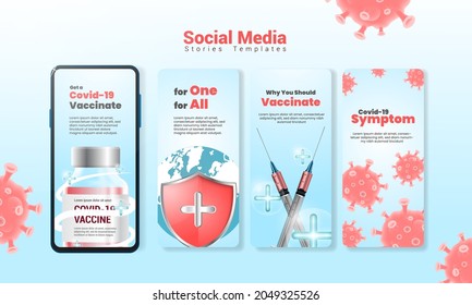 Premium Covid-19 Vaccination Social Media Stories Template