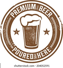 Premium Craft Beer Bar Sign