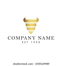 Premium Creative Bull Nut Logo Design