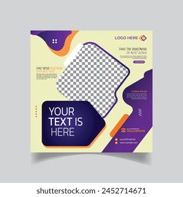 Premium Creative Social Media Post Design and Luxury Business Agency Media Template